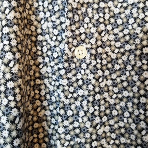 Ben Sherman The Original Floral All Way Stretch Slim Fit LS Button Up Shirt - Picture 4 of 14